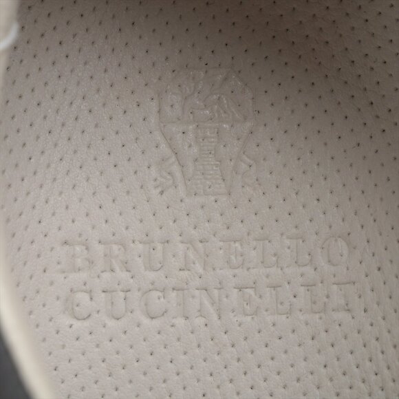 Brunello Cucinelli Leather Suede Sneaker Brown x Gray - Picture 8 of 15